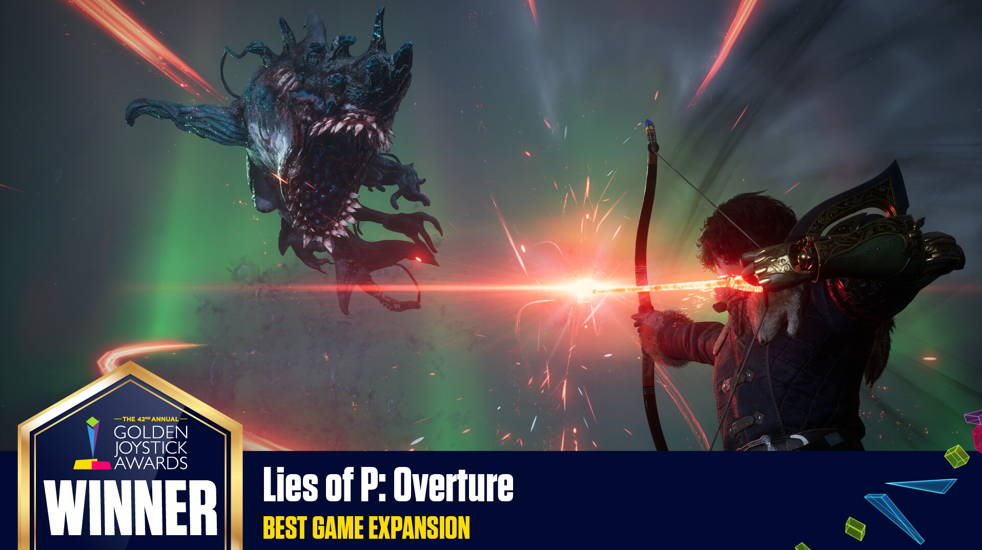 네오위즈 'P의 거짓 서곡' 골든 조이스틱 어워드 2025 '최고의 게임 확장팩' 수상