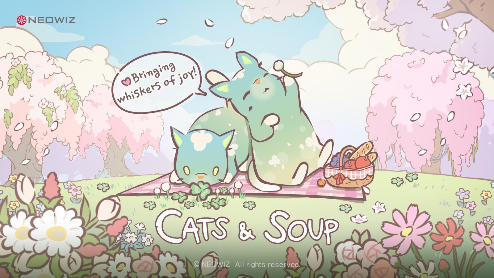 Cats & Soup Welcomes Spring with Cherry Blossom-Themed Major March Update